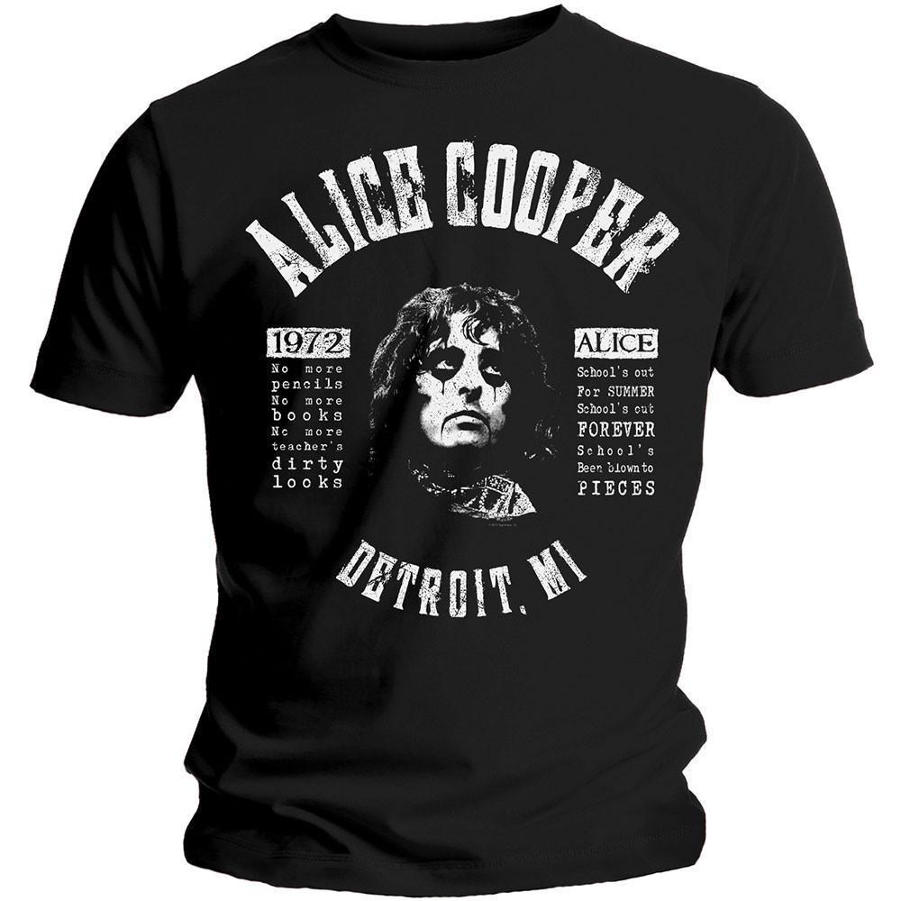 Alice Cooper Unisex T-Shirt Schools Out Lyrics